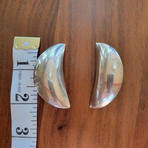 Sterling Silver moon clip-on